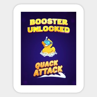 Quack attack Sticker